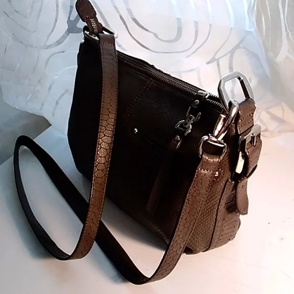 B.Makowsky Shoulder/Crossbody Bag Sz 12"X8"X3" - Picture 4 of 7